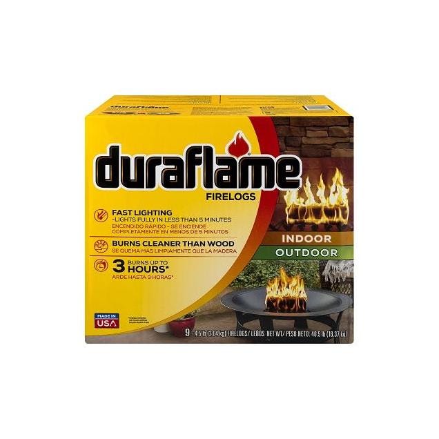 Duraflame 3-Hour Firelog (9-Pack) Duraflame 3-Hour Firelog (9-Pack)