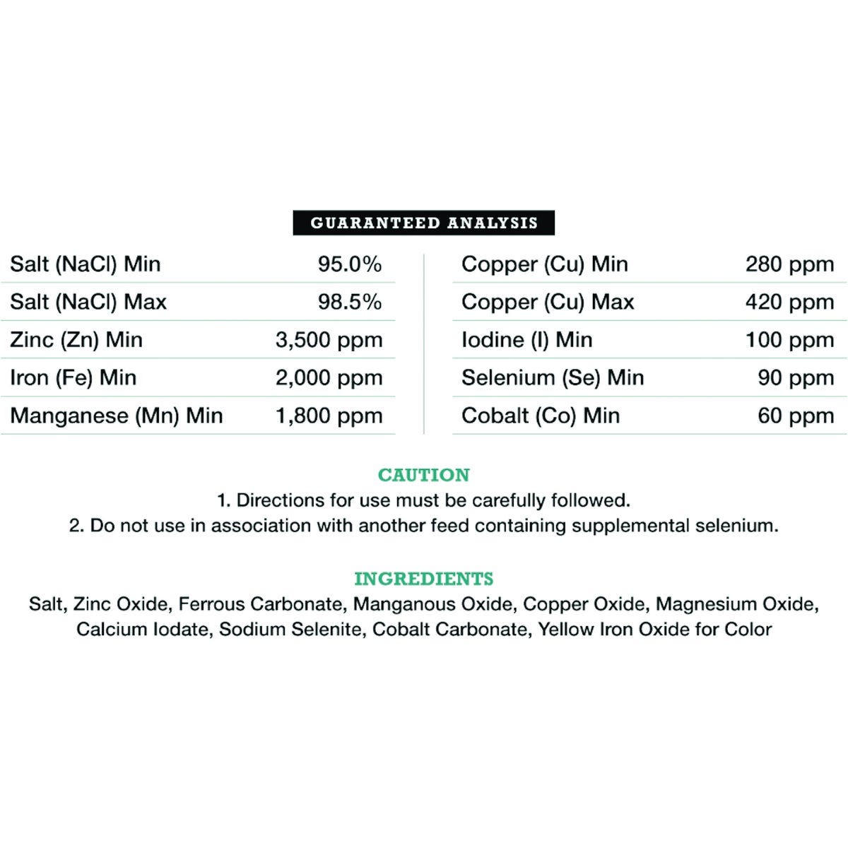 American Stockman 50 Lb. Selenium-90 Trace Mineralized Salt - photo 3