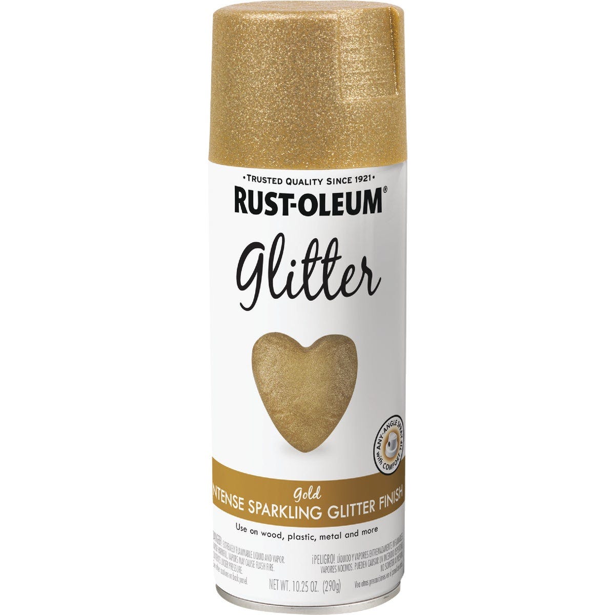 Rust-Oleum 10.25 Oz. Gold Glitter Sealer Spray Paint - photo 2