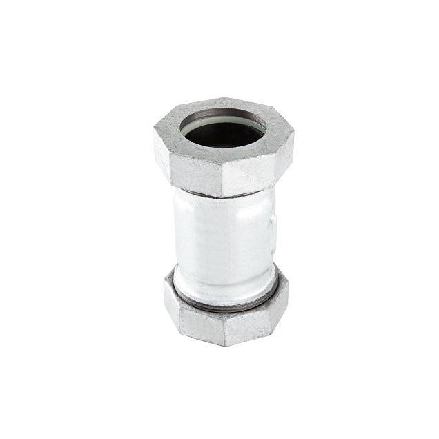 STZ 1-1/4 In. Galvanized Pipe Compression Coupling