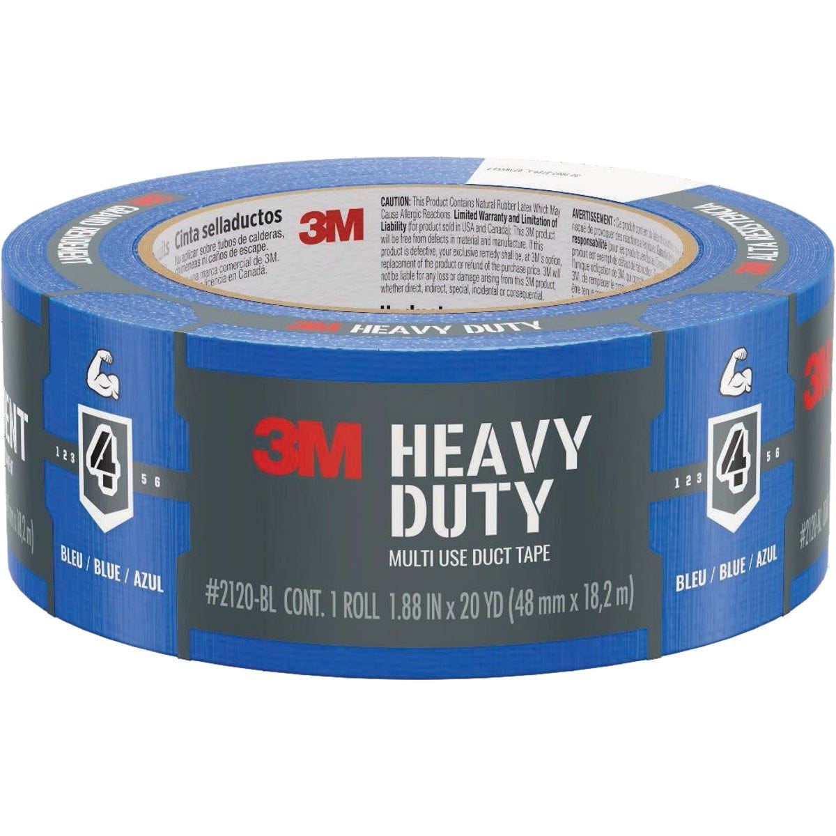 3M 1.88 In. x 20 Yd. Blue Heavy Duty Duct Tape 3M 1.88 In. x 20 Yd. Blue Heavy Duty Duct Tape