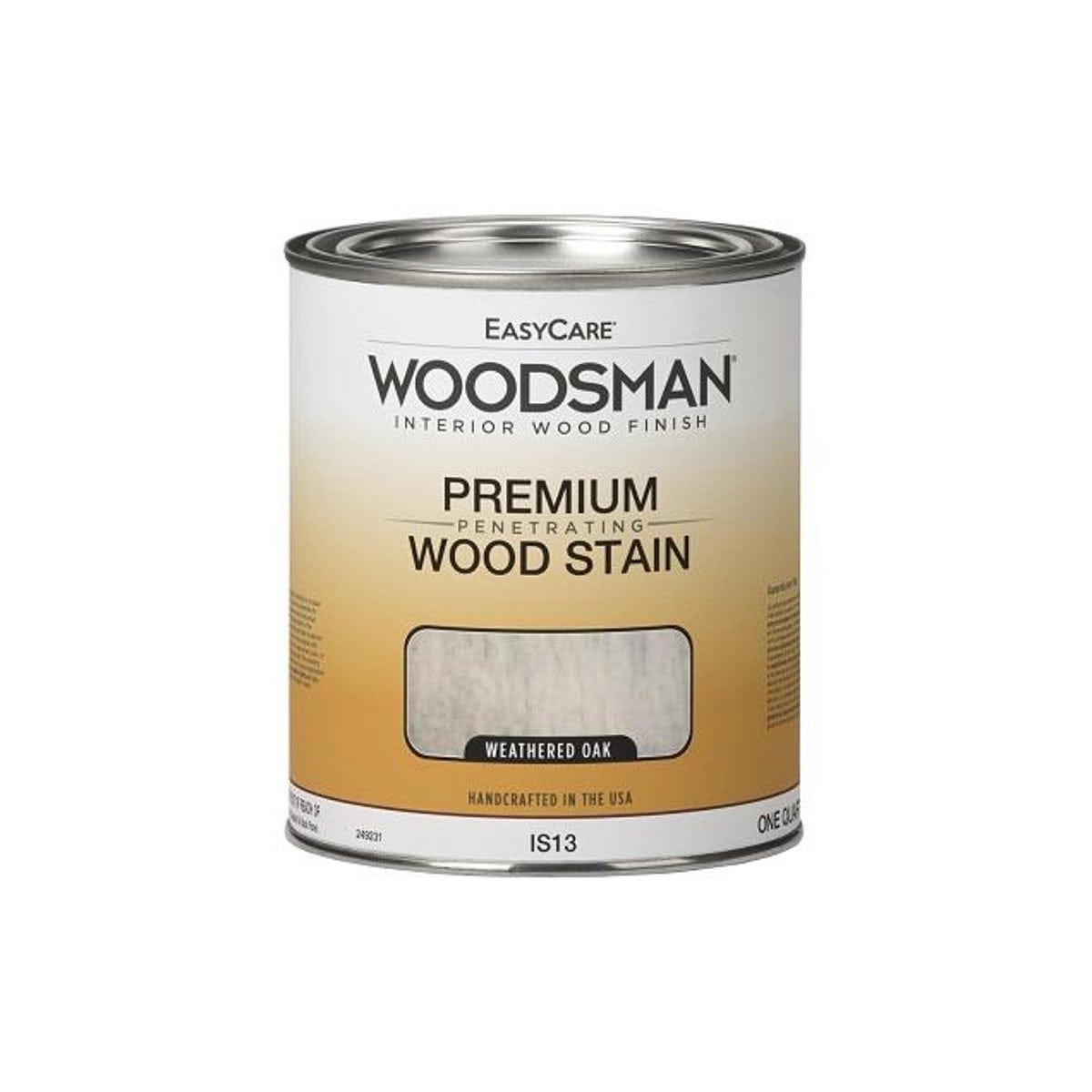 EasyCare Woodsman Weathered Oak Oil Base Interior Stain, 1 Qt.