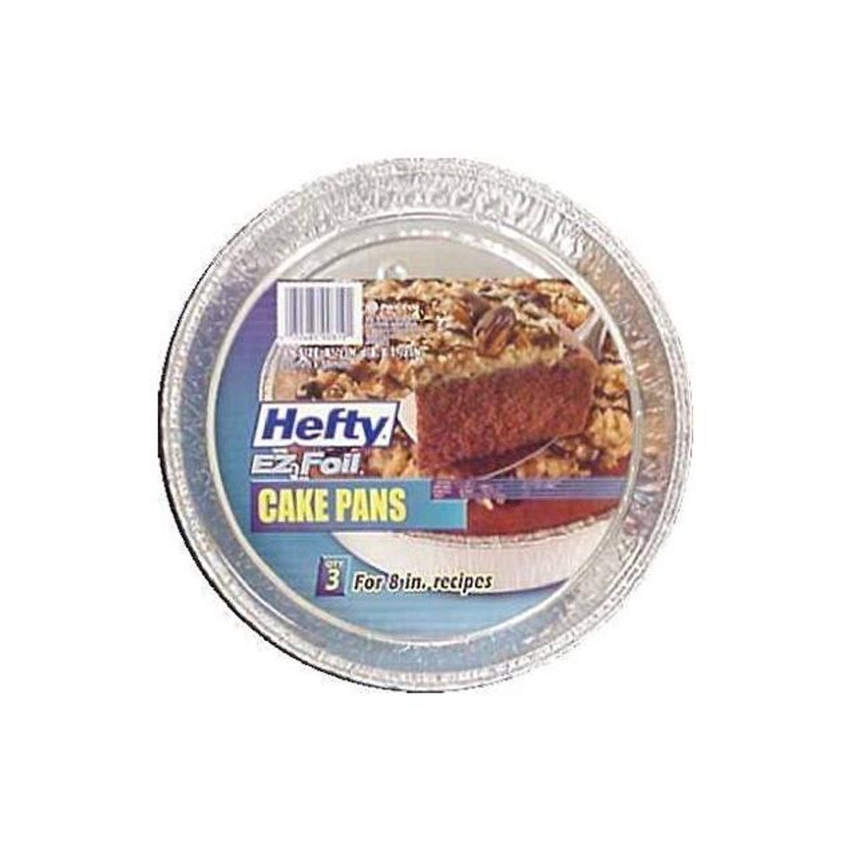 Hefty 9 In. Round EZ Foil Cake Pan (3-Pack)
