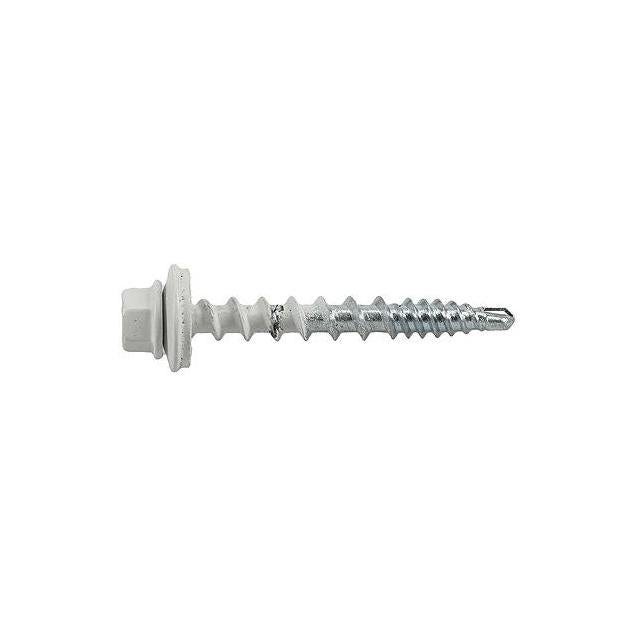 Hillman Power Pro #10 x 1.5 In. Polar White Metal to Wood Self-Drilling Roofing Screws (250-Count) - photo 2 Hillman Power Pro #10 x 1.5 In. Polar White Metal to Wood Self-Drilling Roofing Screws (250-Count) - photo 2