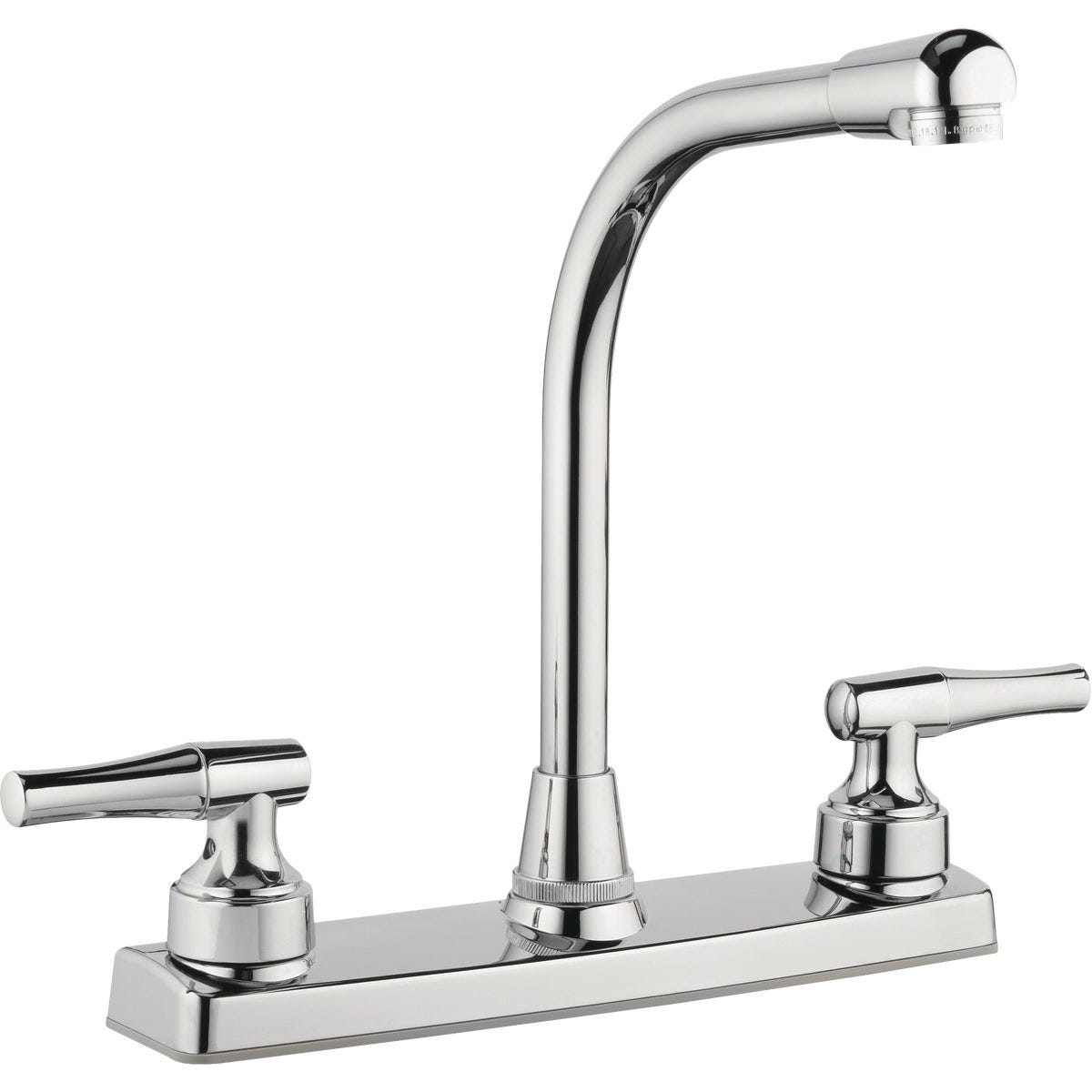 Homepointe 2 Lever Handle 8 In. Kitchen Faucet, Chrome Homepointe 2 Lever Handle 8 In. Kitchen Faucet, Chrome