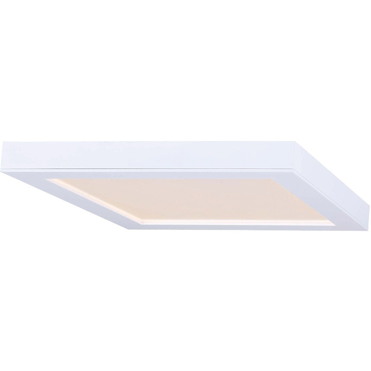 Canarm 11 In. White LED Square Disc Flush Mount Light Fixture Canarm 11 In. White LED Square Disc Flush Mount Light Fixture