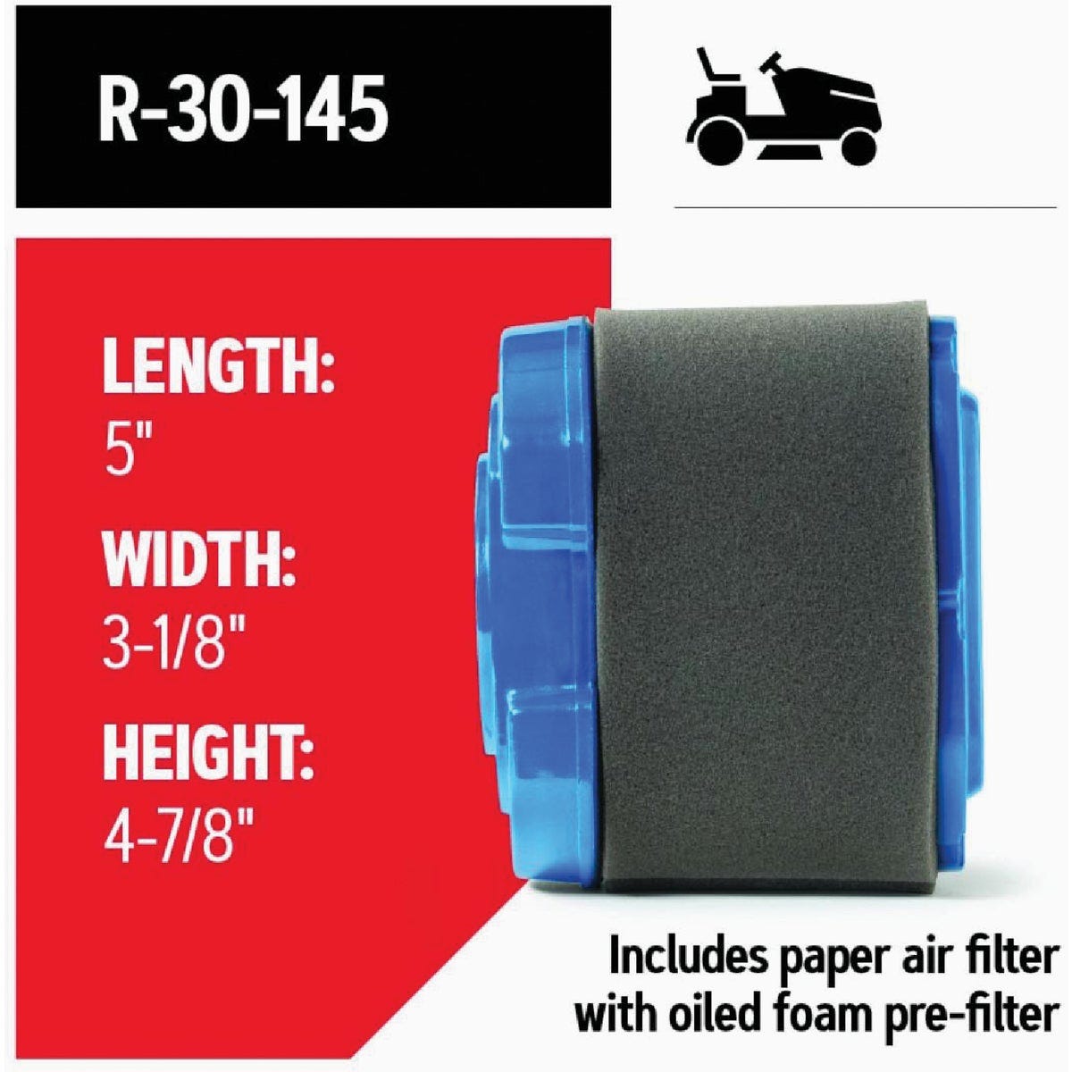 Oregon R-30-145 Air Filter for Riding Mowers - photo 3