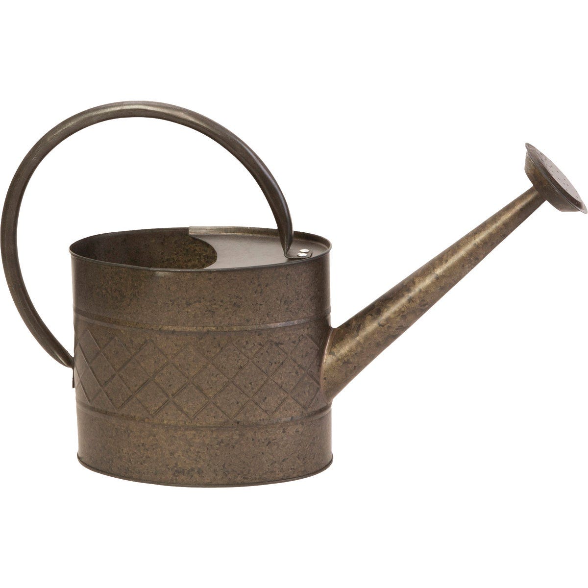 Panacea 1 Gal. Black Galvanized Rustic Embossed Metal Watering Can - photo 2 Panacea 1 Gal. Black Galvanized Rustic Embossed Metal Watering Can - photo 2