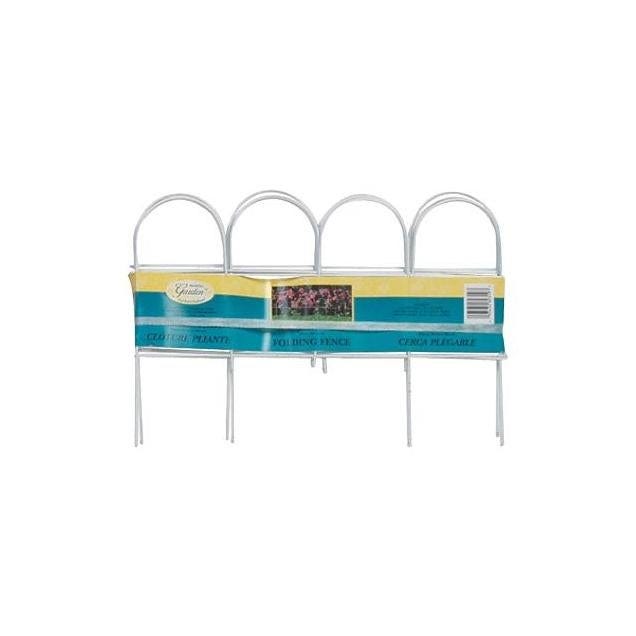 Panacea Products 10 In. x 10 Ft. White Round-Top Garden Fence Panacea Products 10 In. x 10 Ft. White Round-Top Garden Fence