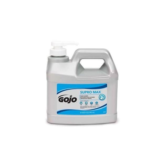 Gojo Supro Max 1/2 Gal. Hand Cleaner + Pump Dispenser,