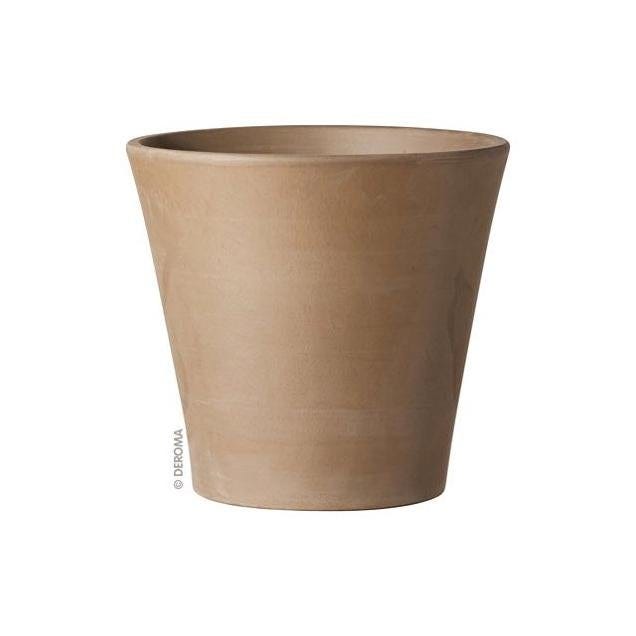 Deroma 8 In. Moka Terra Cotta Clay Cono Planter Deroma 8 In. Moka Terra Cotta Clay Cono Planter