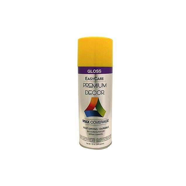 EasyCare Premium Decor 12 oz. Spray Paint, Sunflower Yellow Gloss