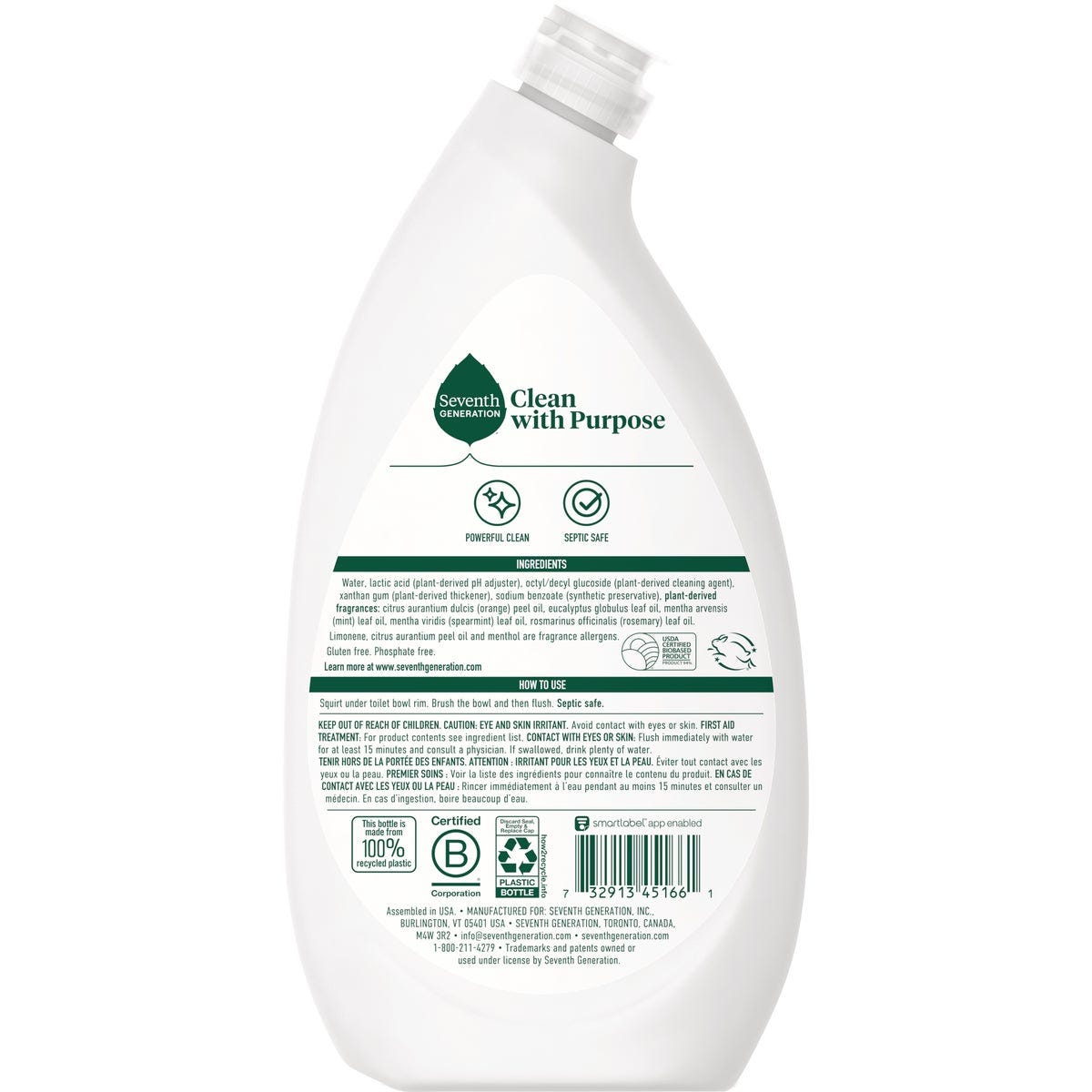 Seventh Generation 24 Oz. Mint Toilet Bowl Cleaner - photo 2
