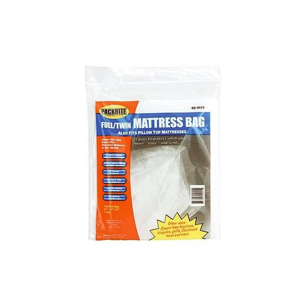 PackRite 54 In. x 10 In. x 86 In. Full Mattress Cover