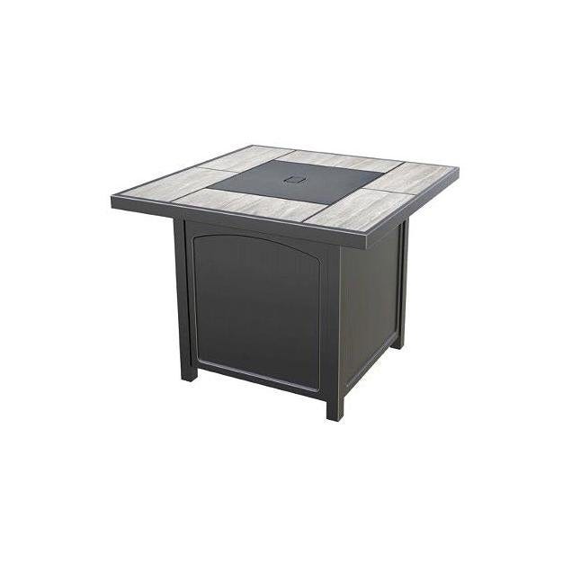 Four Seasons Courtyard 32 In. Square Aluminum/Steel Gas Fire Pit/Table
