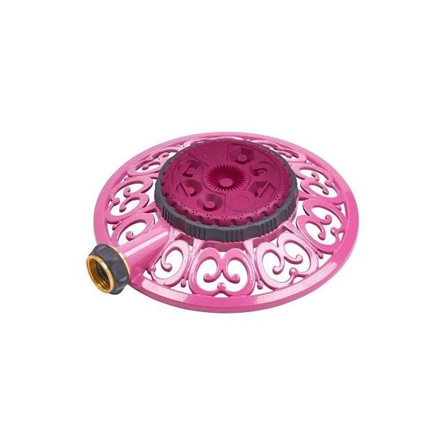 Sprout Raspberry Red 8-Pattern Stationary Sprinkler