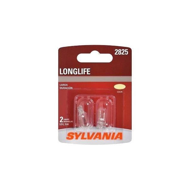 Sylvania 2825LL BP2 Long Life Miniature Clear Bulb (2-Pack)