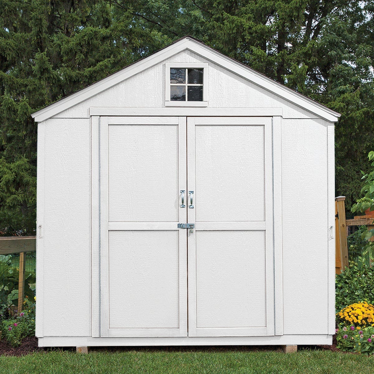 Valspar Latex Paint & Primer In One Flat Barn & Fence Paint, White, 5 Gal. - photo 6
