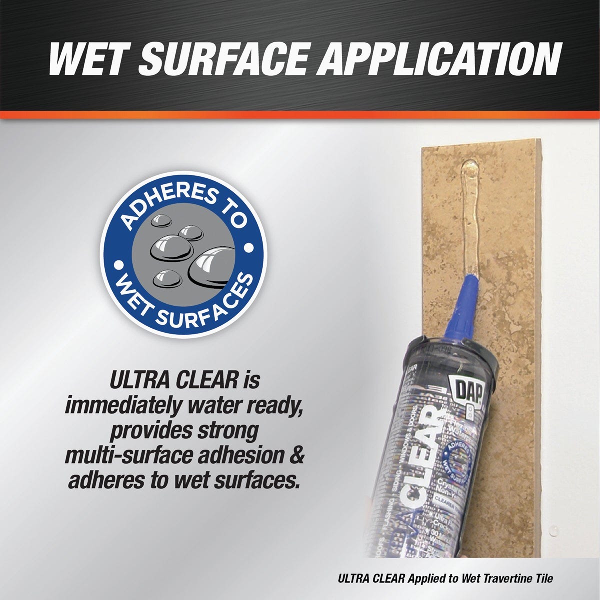 DAP Ultra Clear 2.8 Oz. All Purpose Elastomeric Sealant, Clear - photo 5