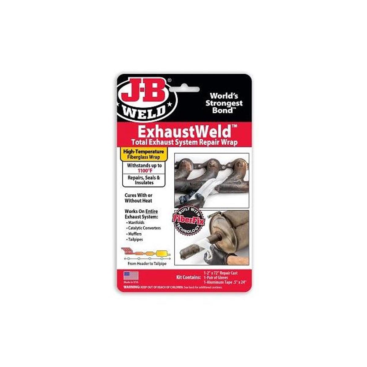 J-B Weld ExhaustWeld Total Exhaust Repair Wrap Kit