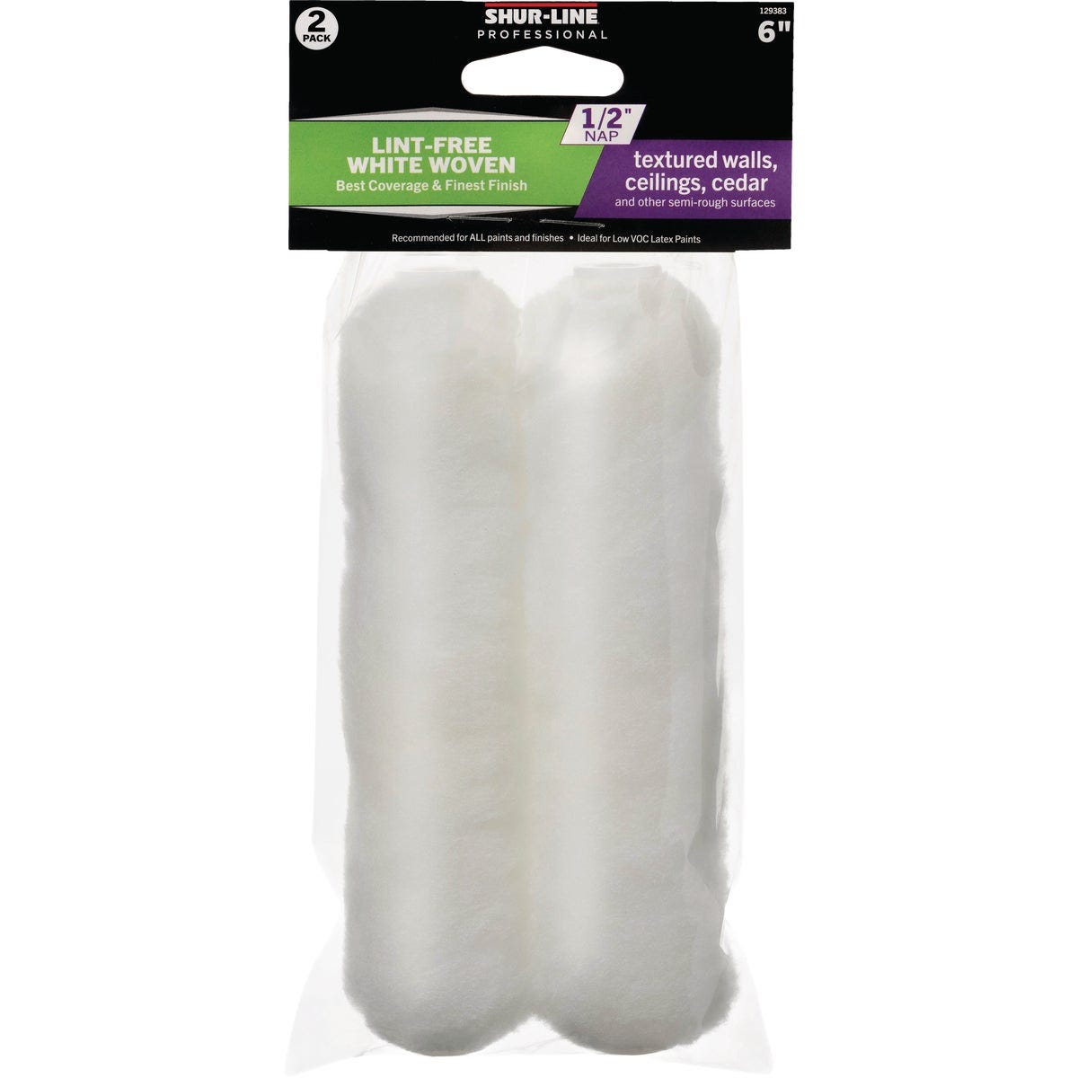 Shur-Line Best 6 In. x 1/2 In. Woven Roller Cover (2-Pack) Shur-Line Best 6 In. x 1/2 In. Woven Roller Cover (2-Pack)