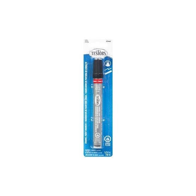 Testors 1/3 Oz. Enamel Craft Paint Marker, Silver Metallic
