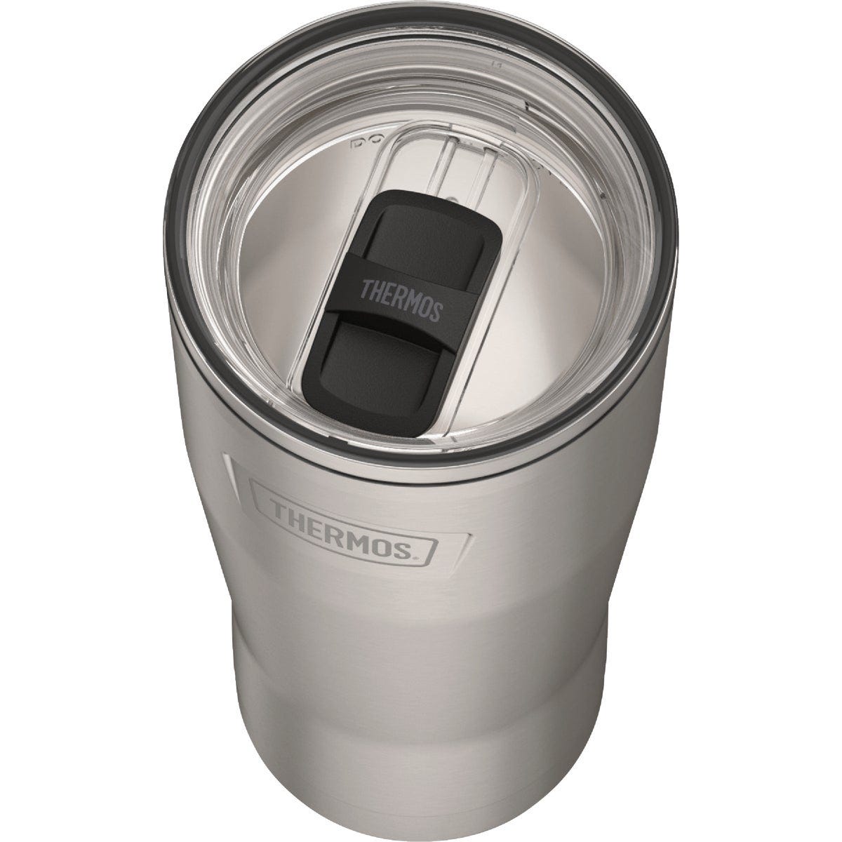 Thermos 24 Oz. Stainless Steel Cold Cup with Slide Lock, Matte Stainless Steel - photo 2 Thermos 24 Oz. Stainless Steel Cold Cup with Slide Lock, Matte Stainless Steel - photo 2