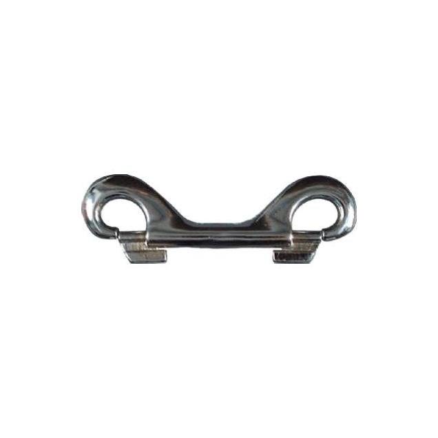 National Hardware 3-15/16 In. Nickel Double Bolt Snap