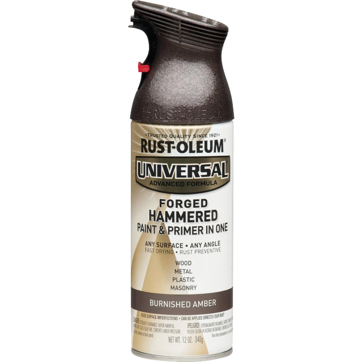 Rust-Oleum Universal 12 Oz. Burnished Amber Forged Hammered Spray Paint - photo 2 Rust-Oleum Universal 12 Oz. Burnished Amber Forged Hammered Spray Paint - photo 2