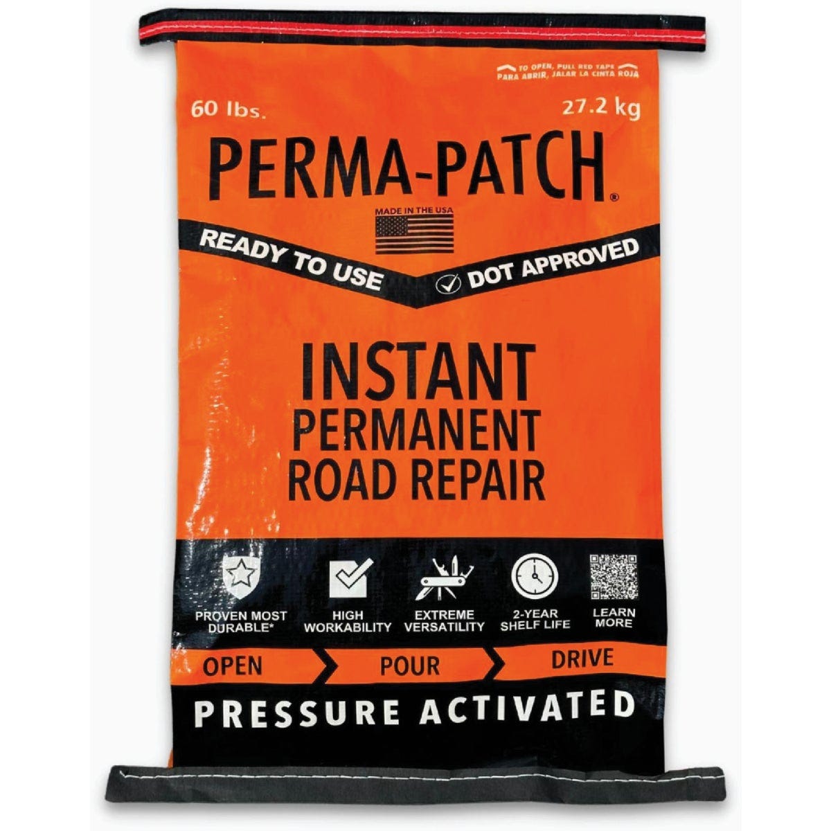 Perma-Patch 60 Lb. All Season Pavement Repair Patch Perma-Patch 60 Lb. All Season Pavement Repair Patch