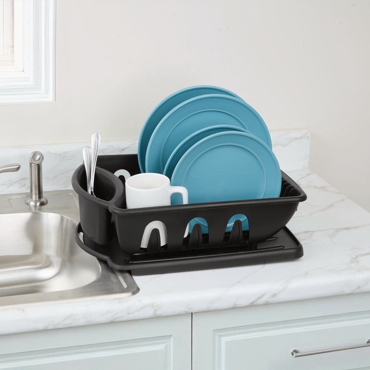 Sterilite Black Dish Sink Set (2-Piece) - photo 3 Sterilite Black Dish Sink Set (2-Piece) - photo 3