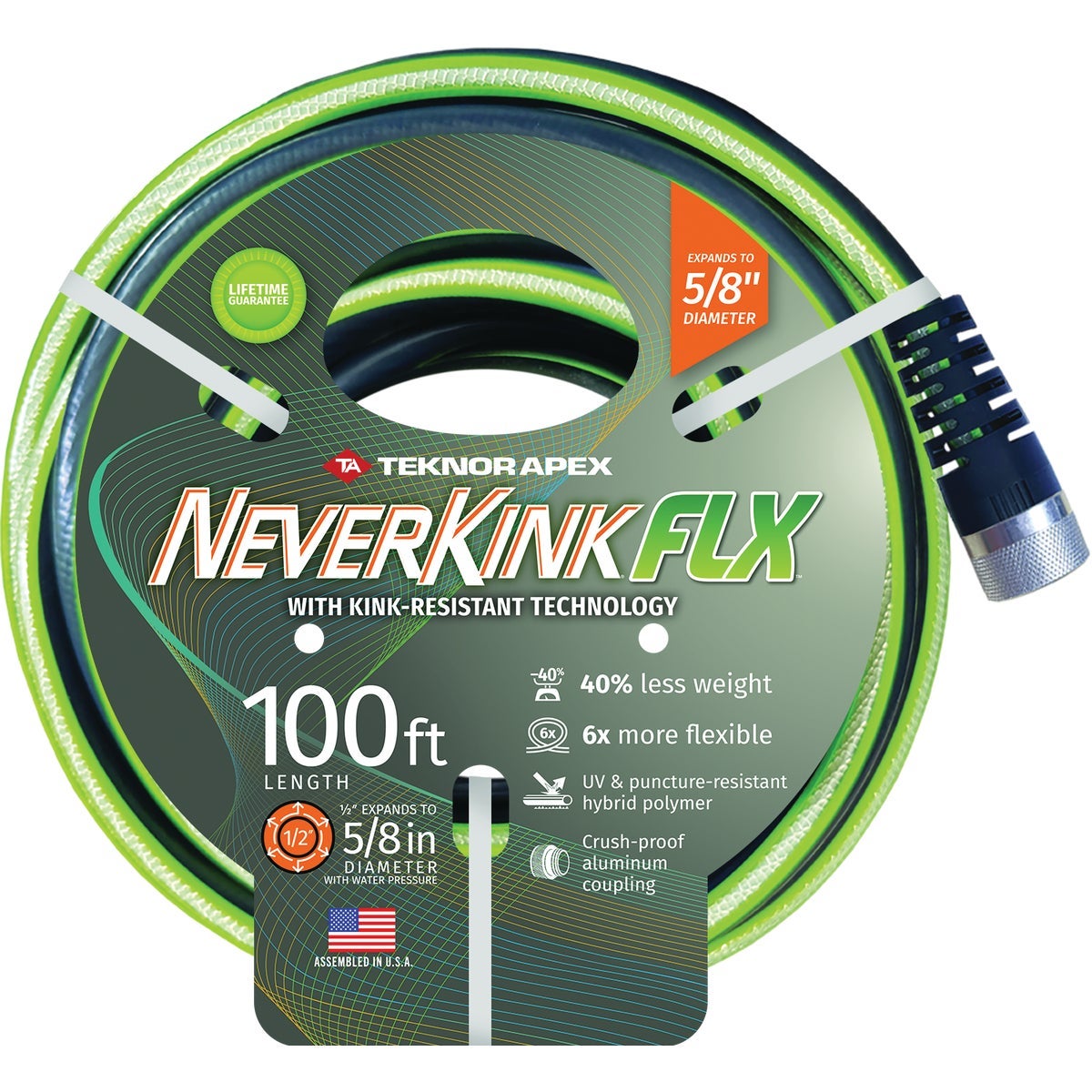 Teknor Apex NeverKink FLX 5/8 In. Dia. x 100 Ft. L. Kink-Resistant