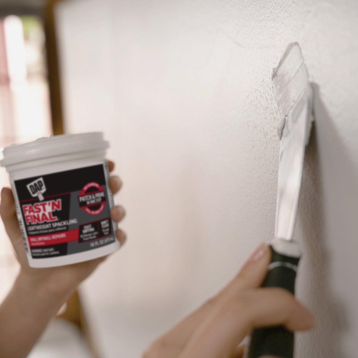 Dap Fast 'N Final 1 Pt. Lightweight Latex Patch & Prime Spackling - photo 3