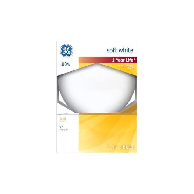 GE 100W White 5 In. Dia. Globe Light Bulb GE 100W White 5 In. Dia. Globe Light Bulb