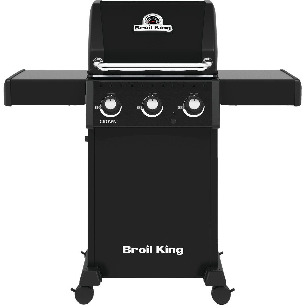 Broil King Crown 3-Burner Black 32,000 BTU LP Gas Grill