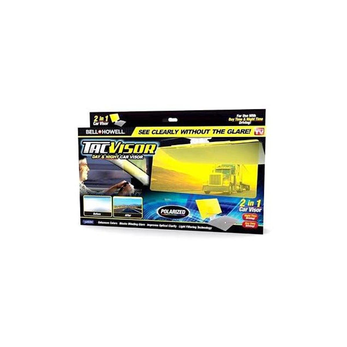 As Seen On TV Bell + Howell Tac Visor Day & Night Car Visor
