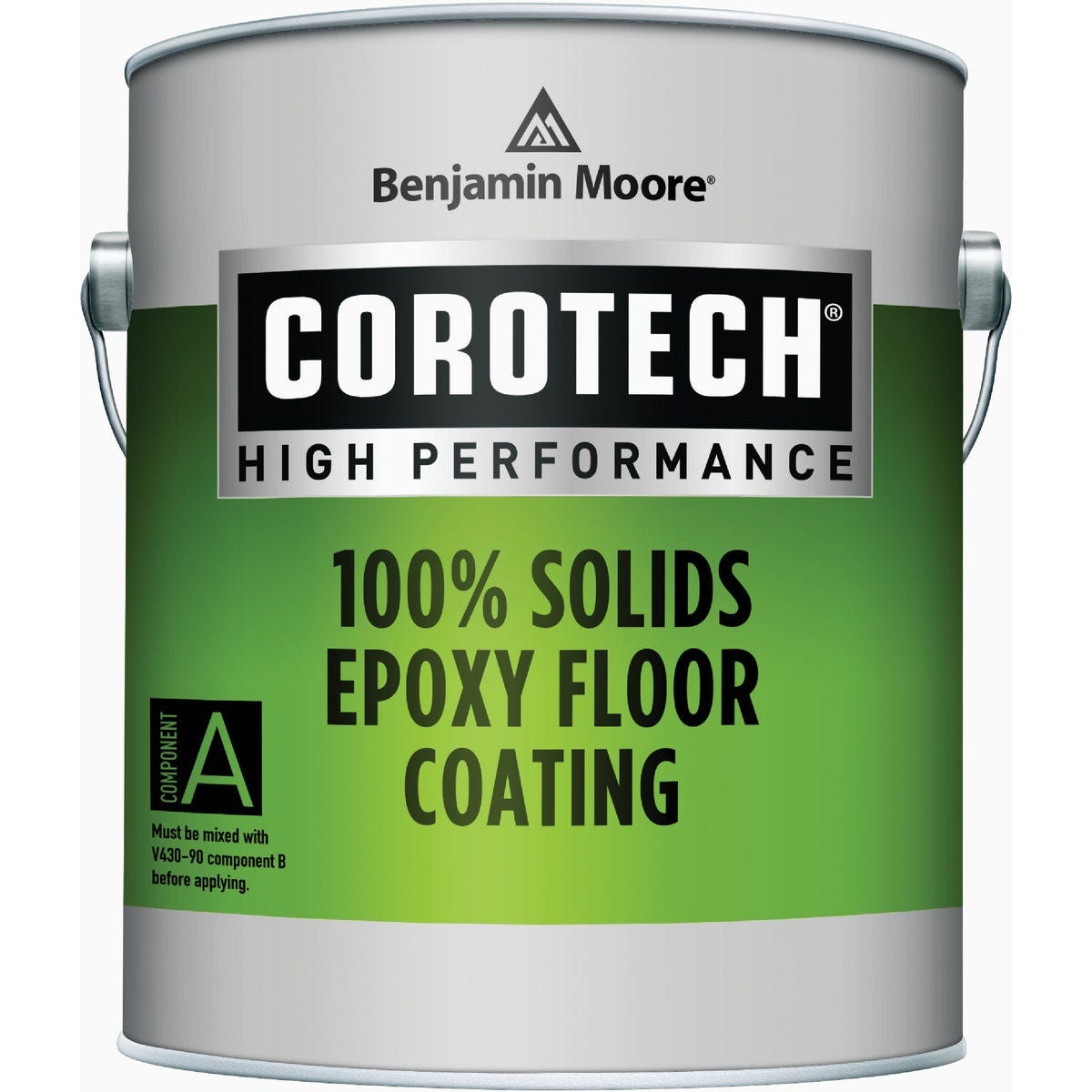 Benjamin Moore Corotech 100% Solids Epoxy Floor Coating, Silver Gray, 2 Gal. - photo 2 Benjamin Moore Corotech 100% Solids Epoxy Floor Coating, Silver Gray, 2 Gal. - photo 2
