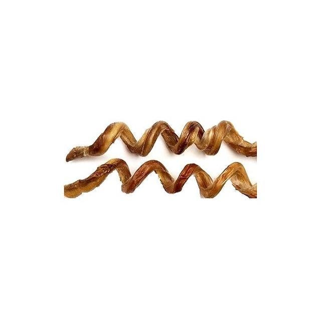 Jones Natural Chews Curly Q Steer Pizzle Dog Treats