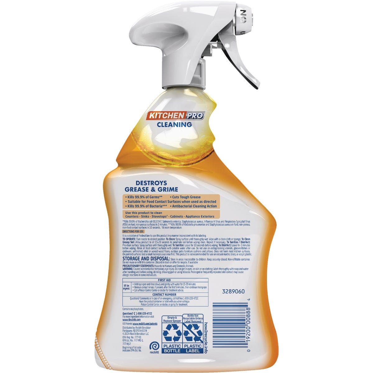 Lysol 22 Oz. Pro Antibacterial Liquid Citrus Kitchen Cleaner - photo 2 Lysol 22 Oz. Pro Antibacterial Liquid Citrus Kitchen Cleaner - photo 2