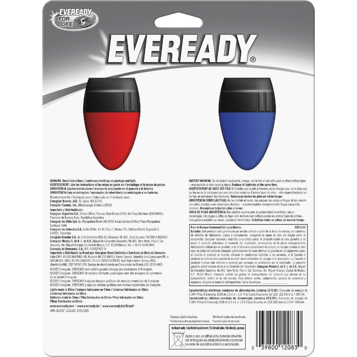 Eveready 7 Lm. LED 2D General Purpose Flashlight Set - photo 2 Eveready 7 Lm. LED 2D General Purpose Flashlight Set - photo 2