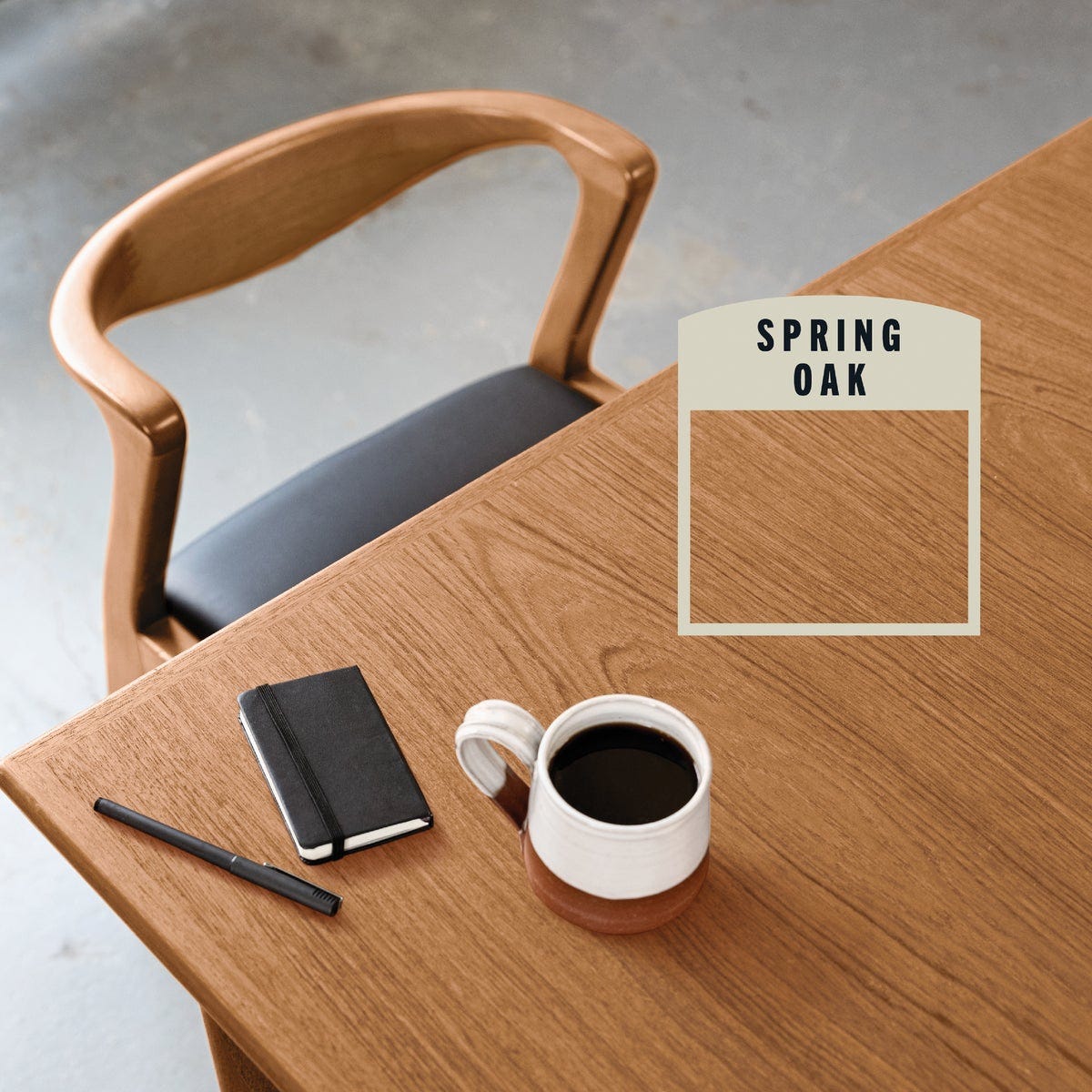 Varathane Fast Dry Spring Oak Urethane Modified Alkyd Interior Wood Stain, 1/2 Pt. - photo 3