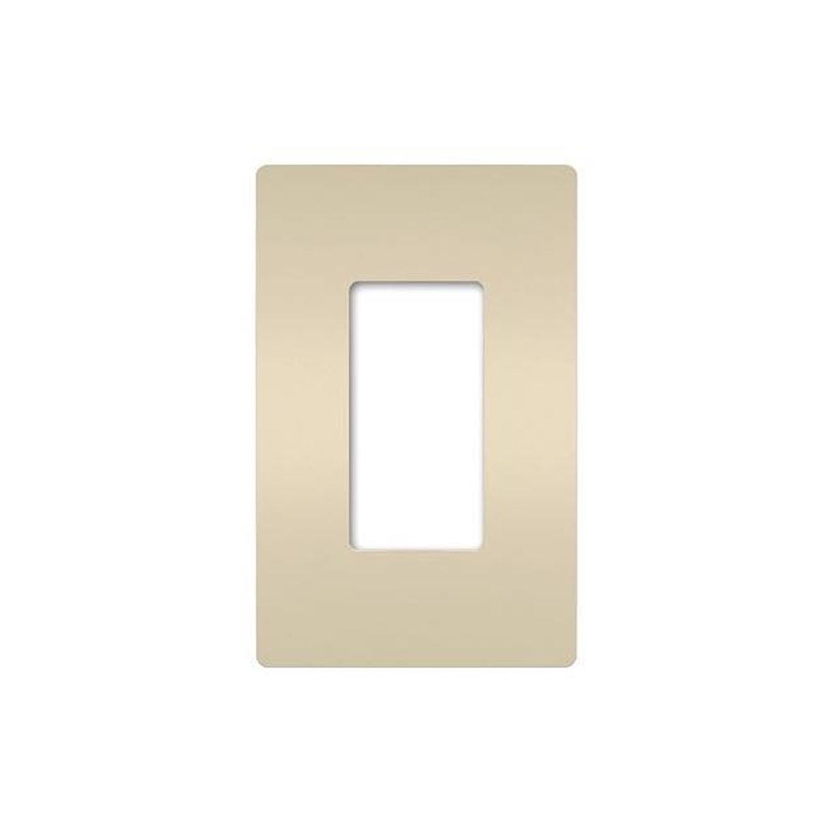 Legrand Pass & Seymour Radiant Light Almond 1-Gang Plastic Wall Plate
