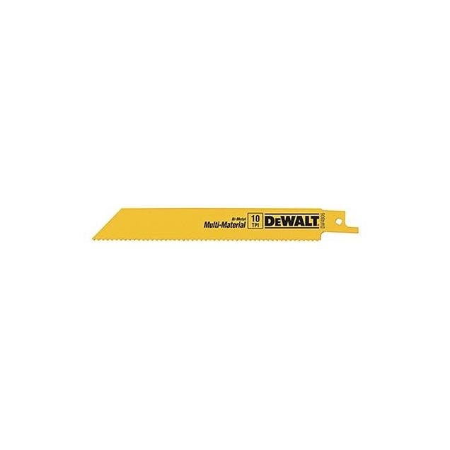 DeWalt 6 In. 10 TPI Reciprocating Saw Blade DeWalt 6 In. 10 TPI Reciprocating Saw Blade