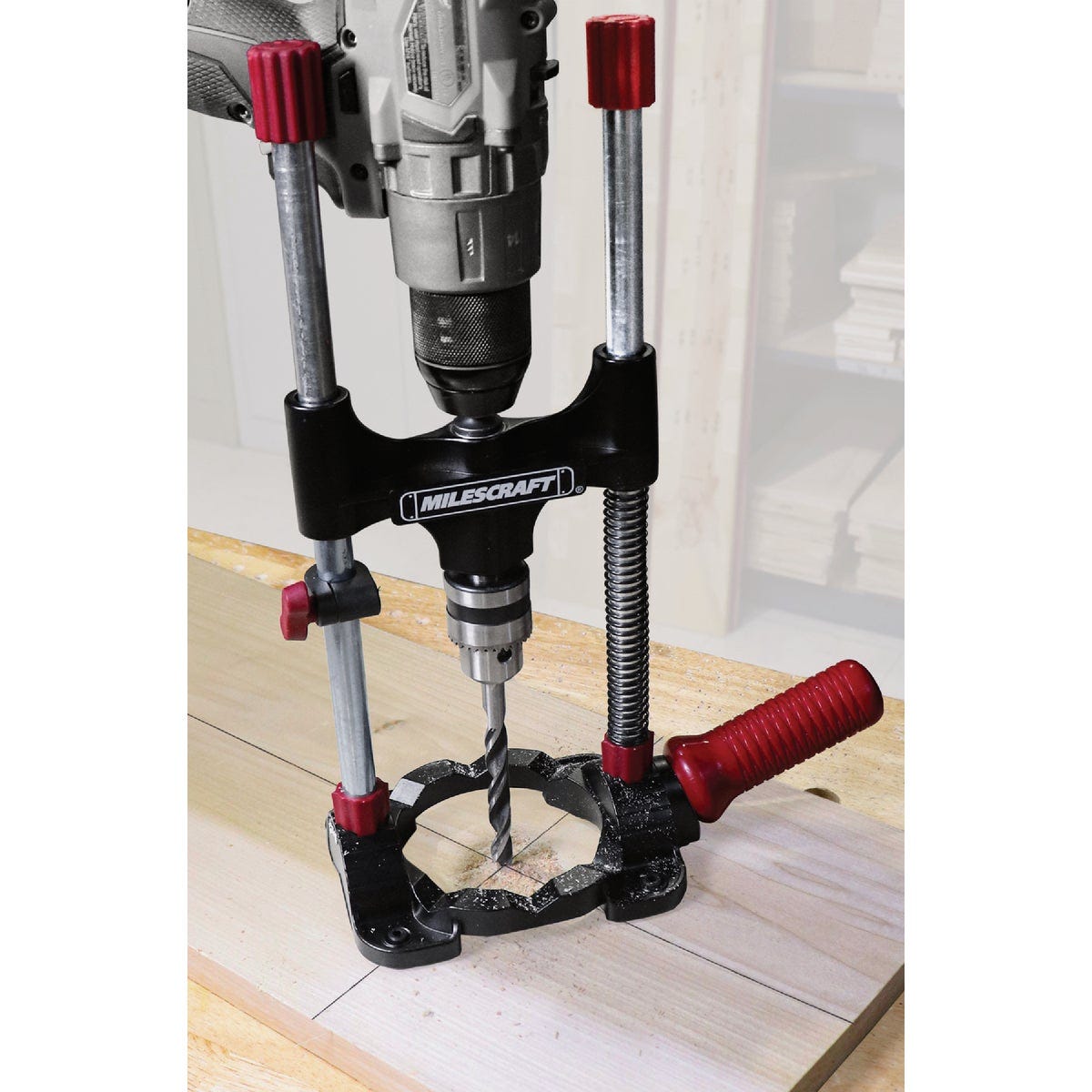 Milescraft DrillMate Portable Multi-Angle Drill Guide with 3/8 In. Chuck - photo 4