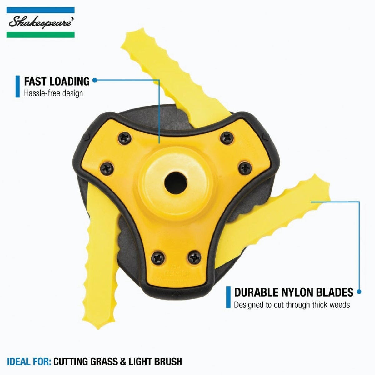 Shakespeare Push-N-Load 3-Blade Fixed Feed Universal Shaft Replacement Trimmer Head - photo 3 Shakespeare Push-N-Load 3-Blade Fixed Feed Universal Shaft Replacement Trimmer Head - photo 3