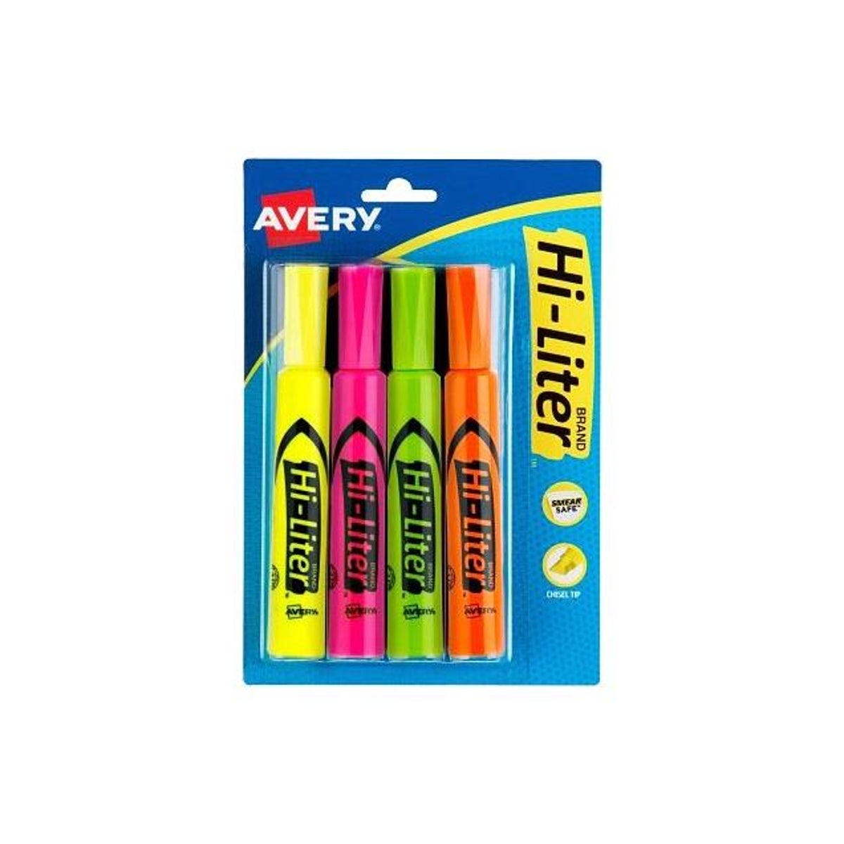 Hi-Liter 4-Color Fluorescent Highlighters (4-Pack) Hi-Liter 4-Color Fluorescent Highlighters (4-Pack)