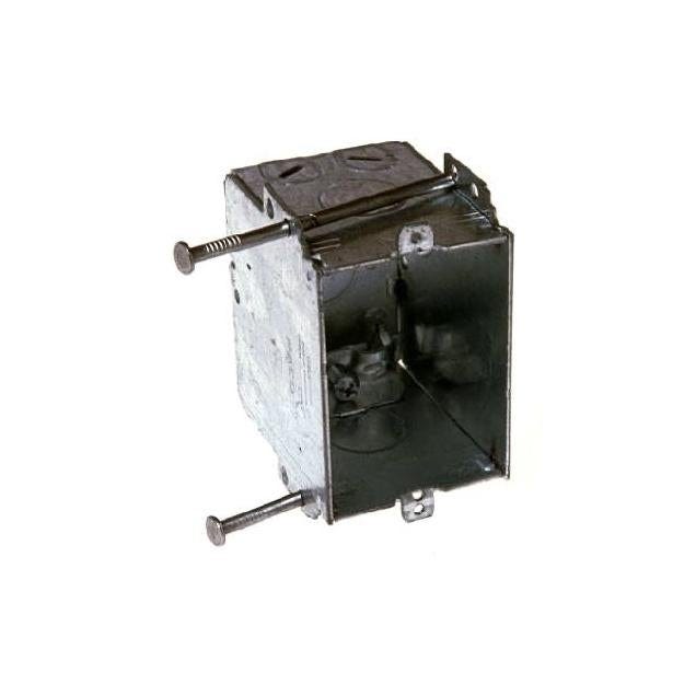 Raco 3 In. x 2-7/8 In. S Bracket Switch Box With Nails Raco 3 In. x 2-7/8 In. S Bracket Switch Box With Nails