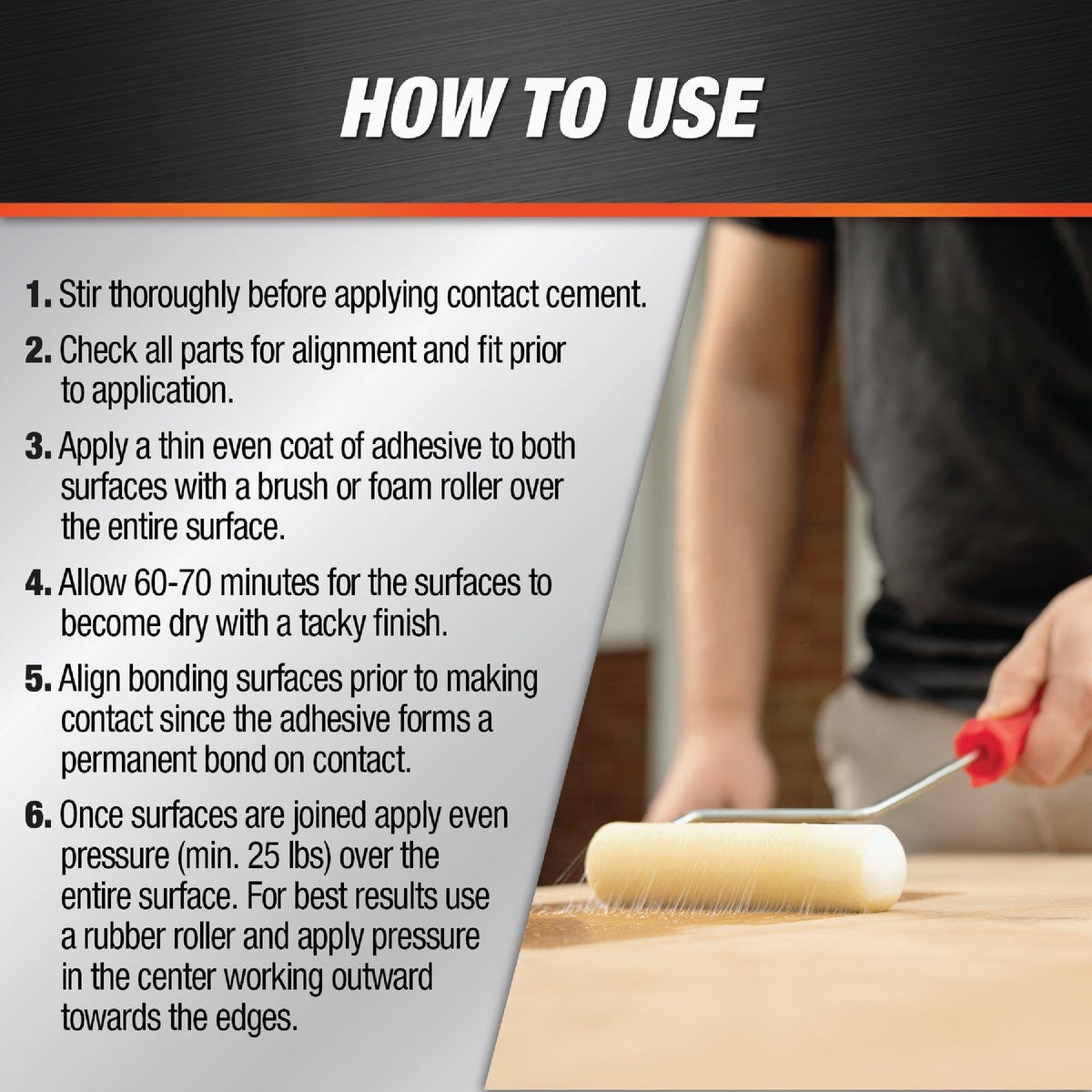 DAP Weldwood Qt. Nonflammable Contact Cement - photo 3