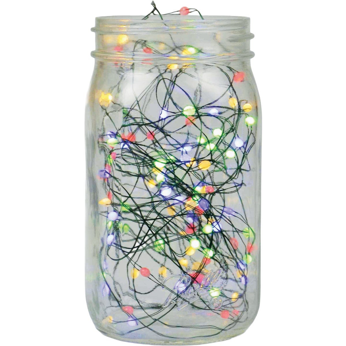 Holiday Bright Lights 100-Bulb Multi Color Seed Micro LED Light Set with Green Wire Holiday Bright Lights 100-Bulb Multi Color Seed Micro LED Light Set with Green Wire