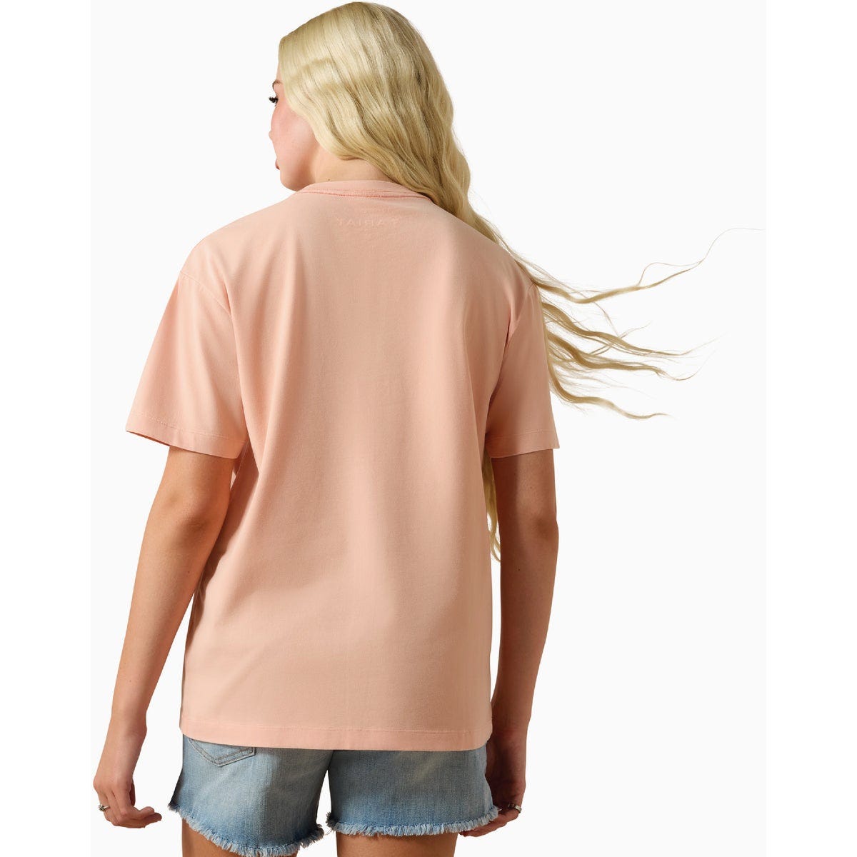 Ariat Women's S Tropical Peach Cowgirl at Heart T-Shirt - photo 3 Ariat Women's S Tropical Peach Cowgirl at Heart T-Shirt - photo 3